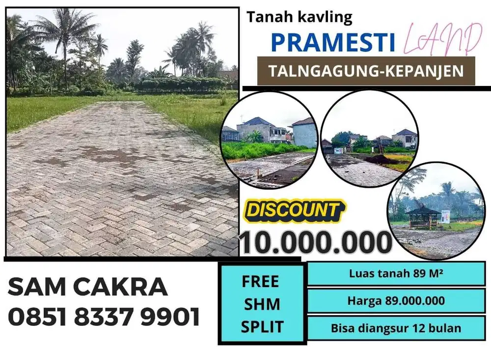 Tanah kavling Lokasi strategis