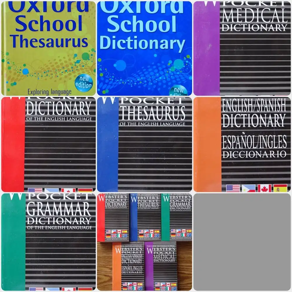 Oxford School Dictionary, Webster’s , kamus oxford, kamus Webster’s