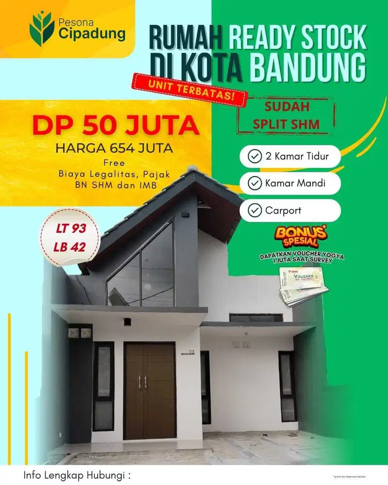 Udah Siap Huni Tinggal Bawa Koper