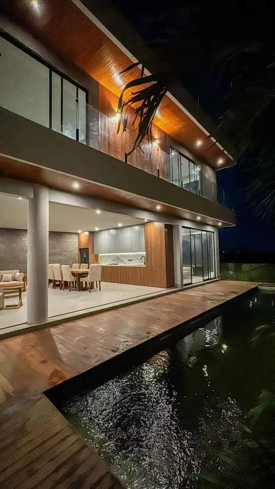 VILLA READY BAGUS 3 BR FURNISHED LOKASI DENGAT CANGGU BEACH