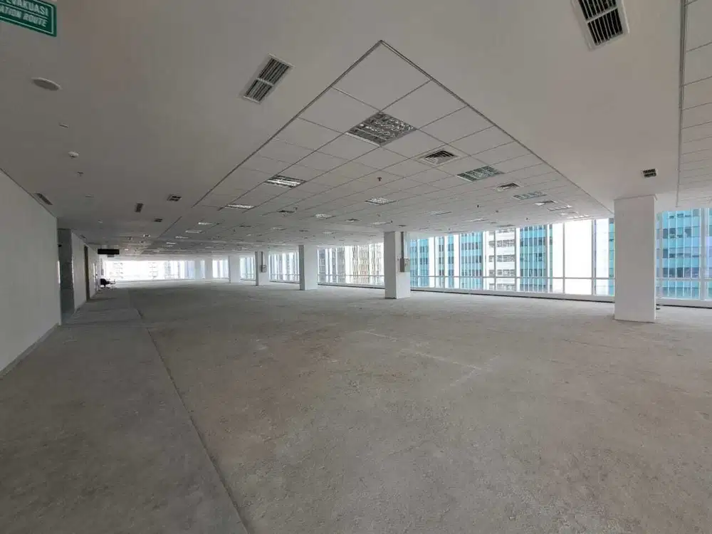 Sewa Kantor Tmurah 1 Lt Full 1090 M2 di Graha Binakarsa Kuningan, Nego