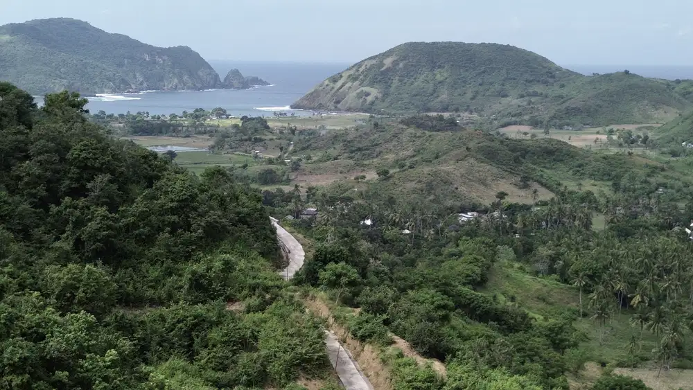 Tanah murah dekat pantai Mawun dan tampah lombok