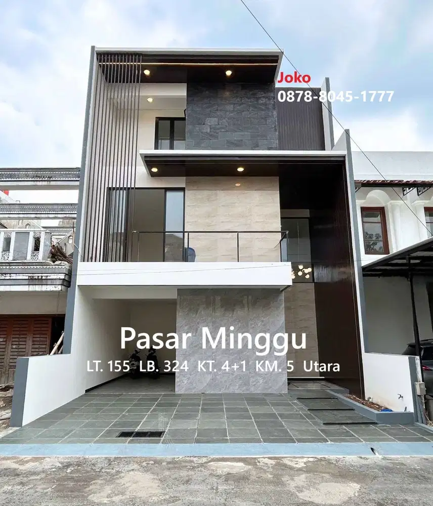 Rumah Mewah @Brand New dlm Komplek area Jl Pasar Minggu Raya, Pejaten