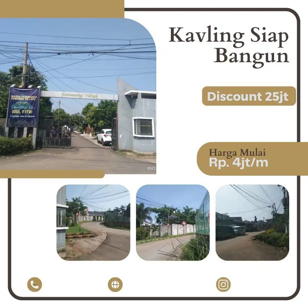 Kavling Siap Bangun di Pamulang Tangerang Dekat UNPAM