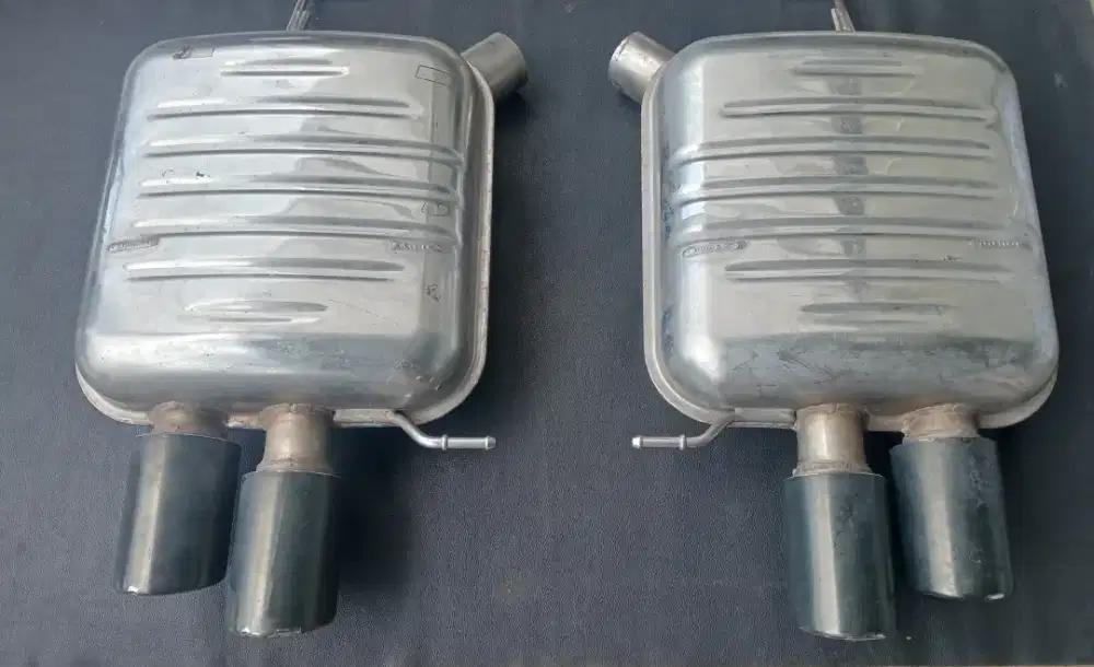 Knalpot BMW F10 F07 Eisenmann Exhaust Ori Germany Muffler 535i 528i