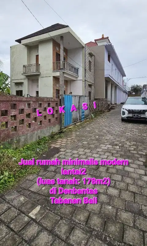 JUAL VILLA MURAH lantai 2 denbantas tabanan