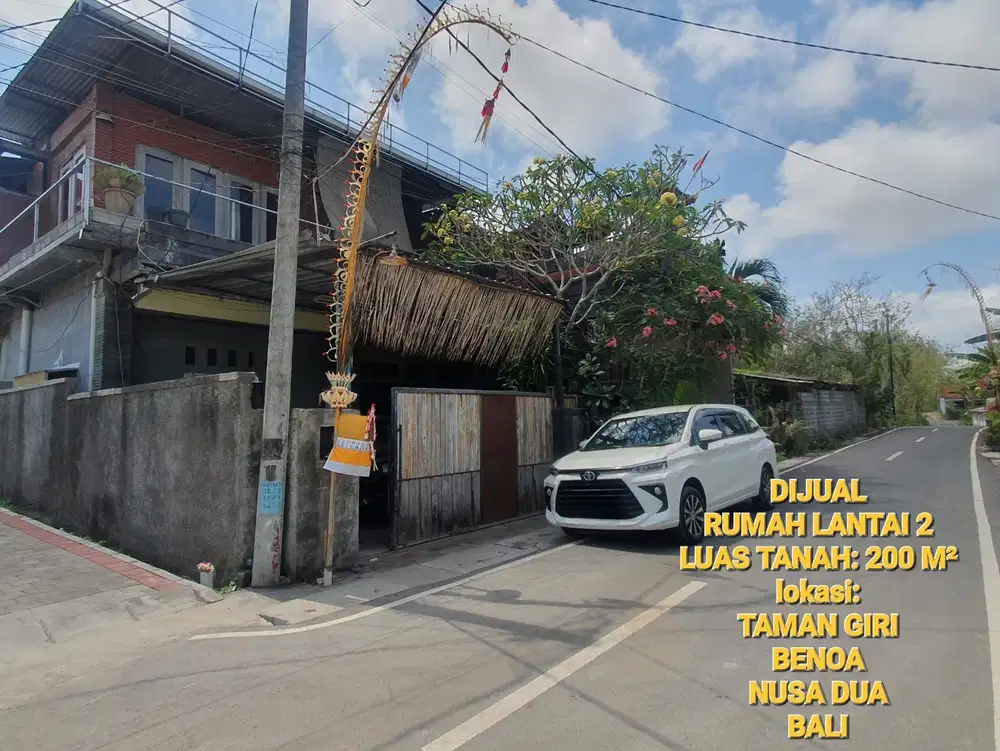 Jual Rumah 2are di Taman giri Benoa Nusa dua Jimbaran Bali