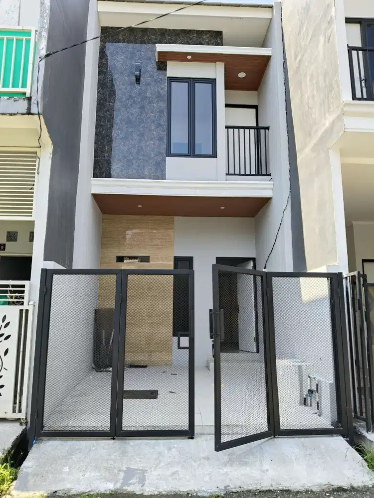 RUMAH 2 LANTAI BARU 500 JUTAAN DI DEKAT KAMPUS UPN GUNUNG ANYAR EMAS