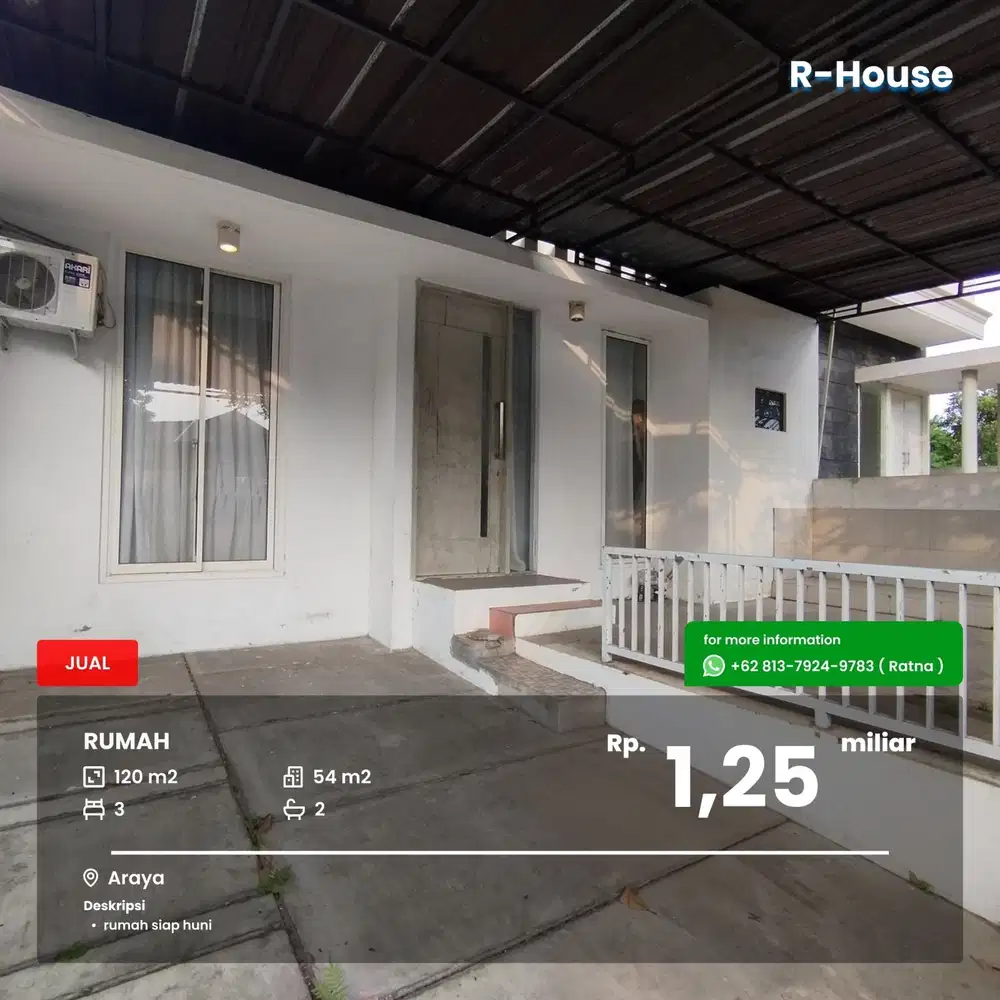 Rumah siap huni Araya