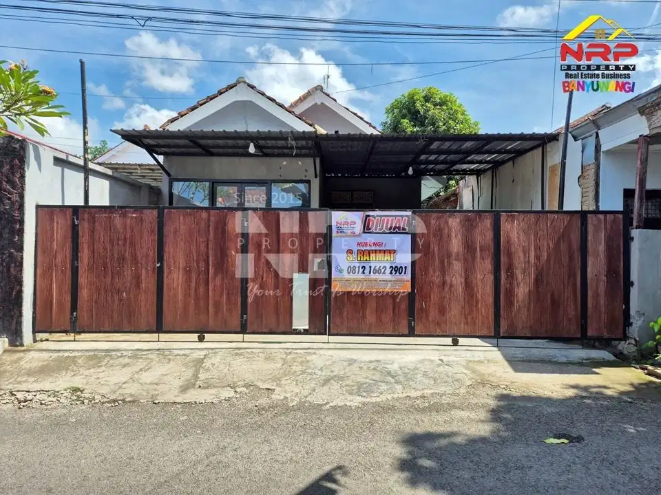 Dijual 2 Rumah Strategis di Belakang Kantor Kelurahan Giri Banyuwangi