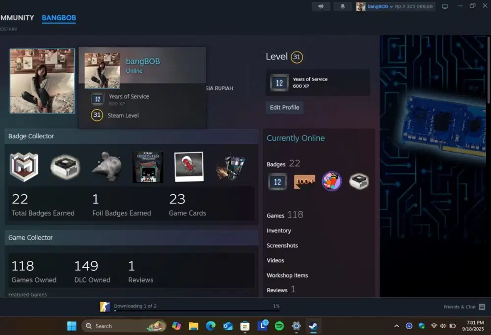 Suntik Steam Wallet Rate 1:0.75