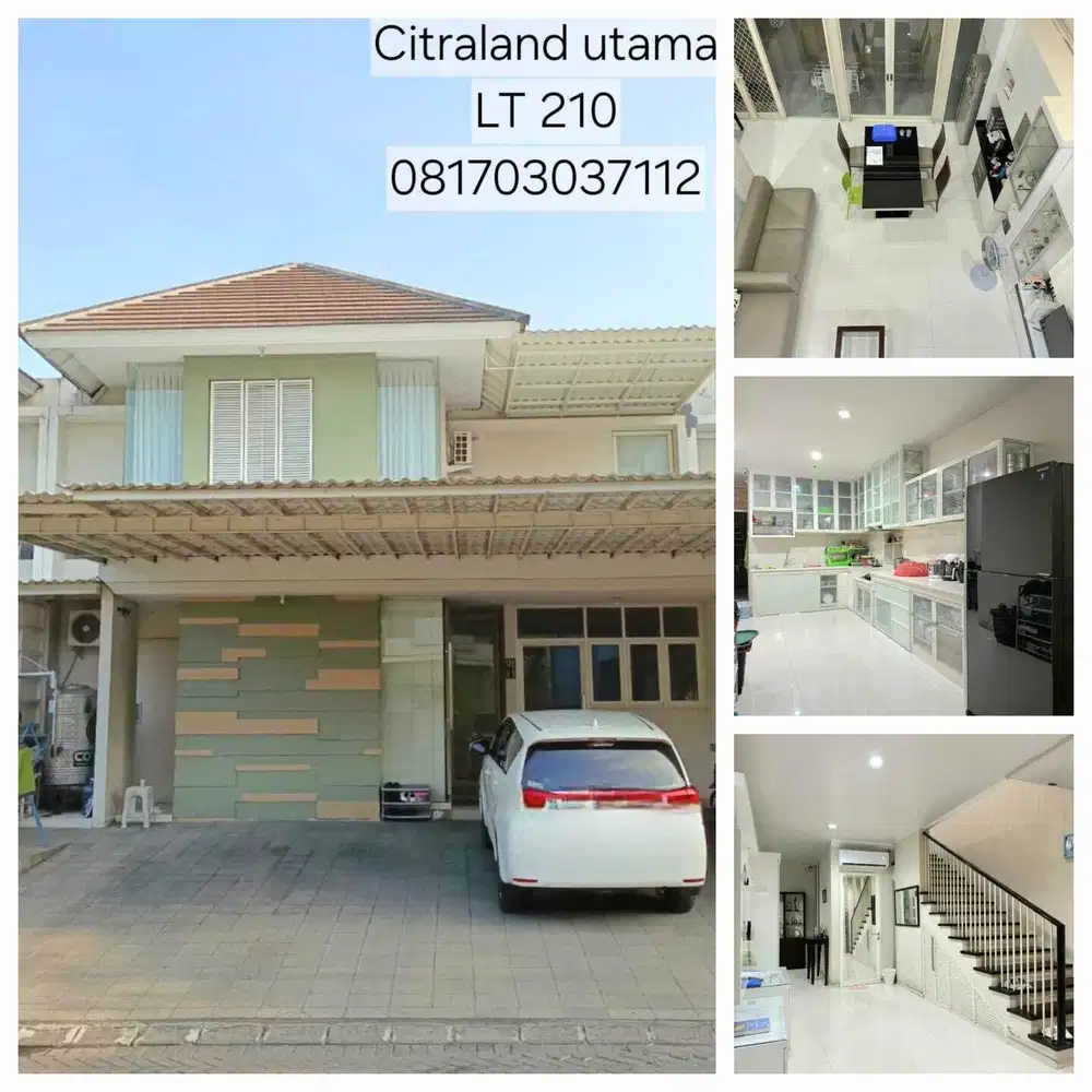 Rumah Citraland Utama Surabaya Barat, Furnish, Dekat Gwalk, Nego
