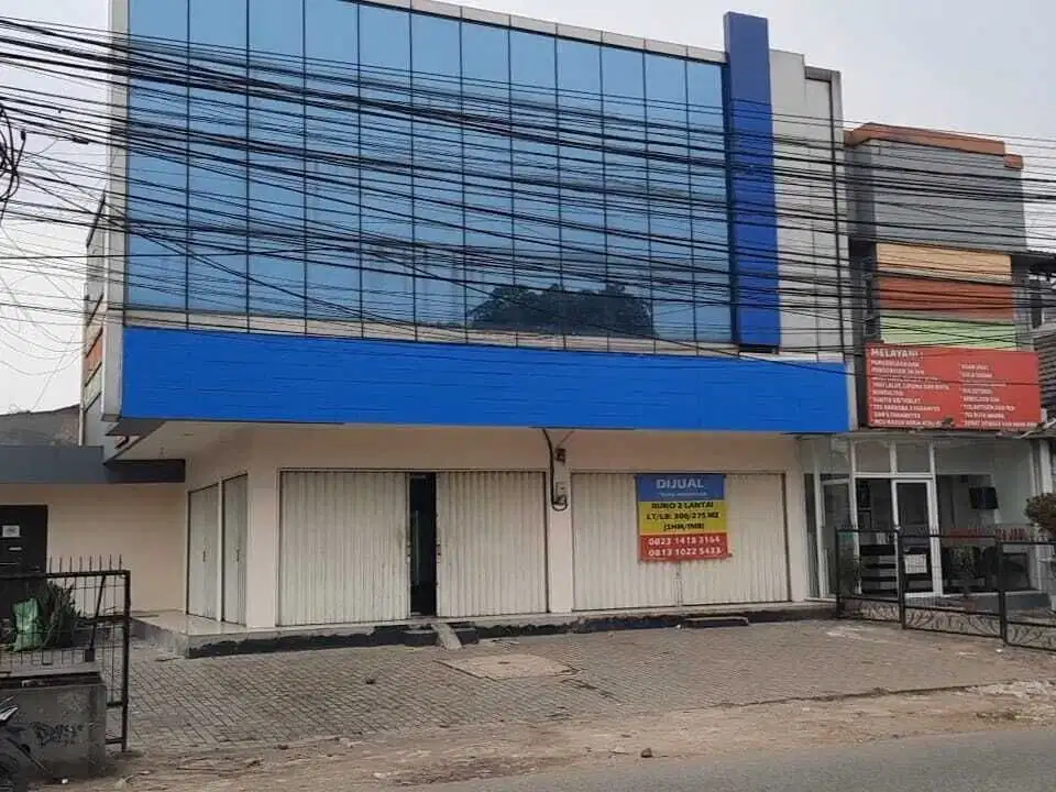 Dijual 2 Ruko Gandeng, Lokasi Strategis Bojonggede, Bekas Bank BUMN