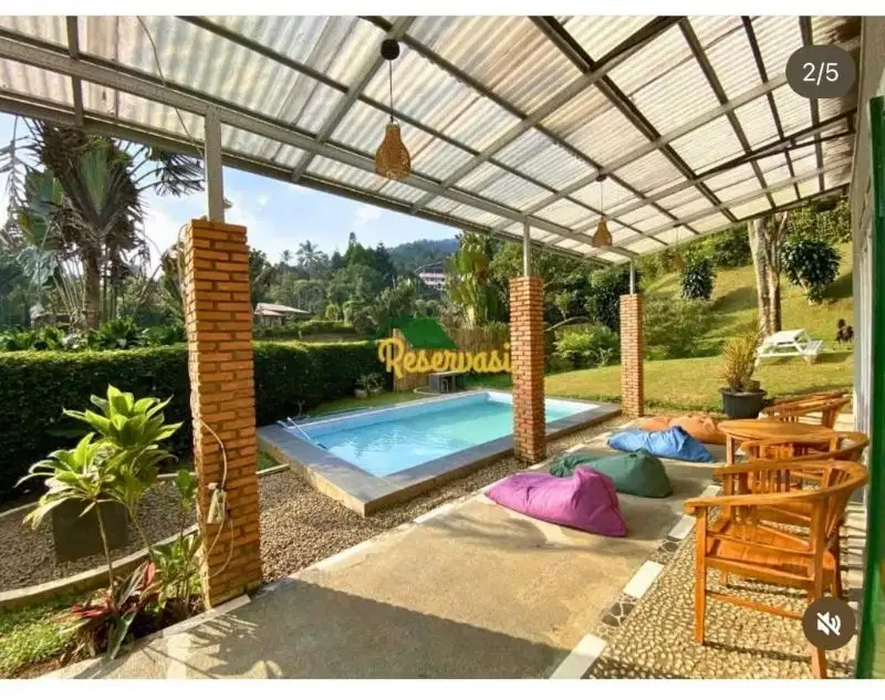 dijual cepat villa murah area bogor cisarua