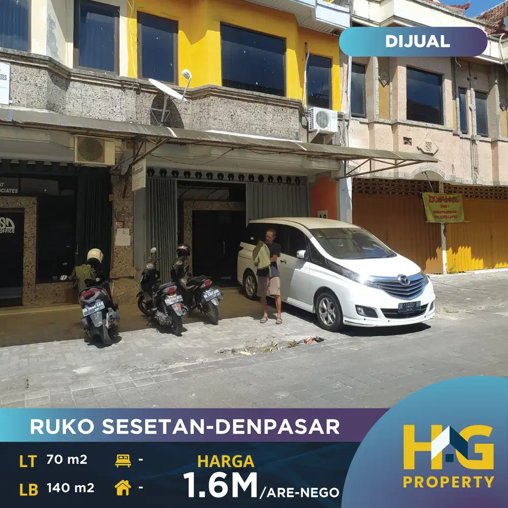Dijual Ruko di Komplek Sesetan Agung-Denpasar