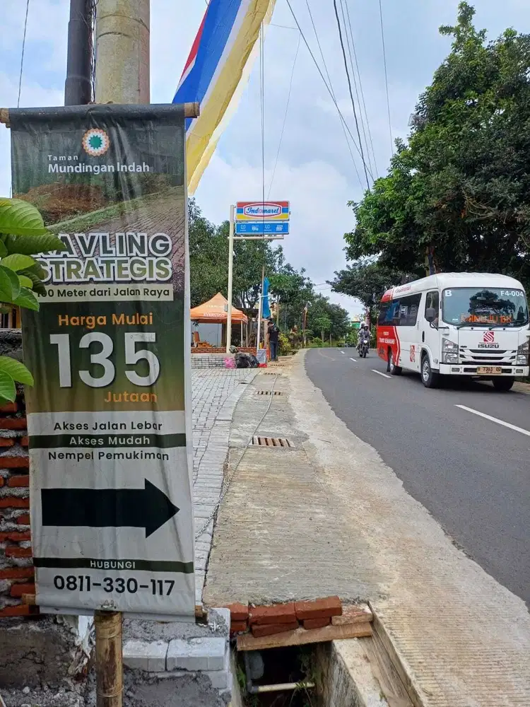 TAMAN MUNDINGAN INDAH KAVLING STRATEGIS CUMA 100 METER DARI JALAN RAYA
