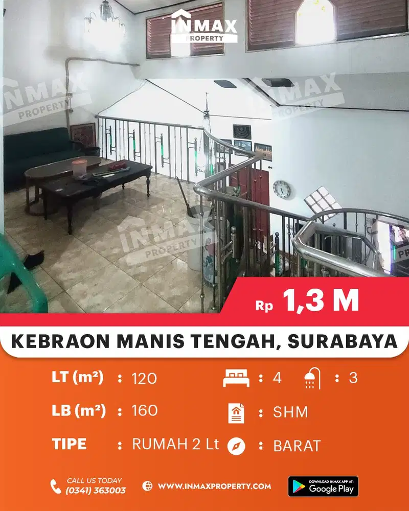 RUMAH KEBRAON DEKAT DENGAN AKSES JALAN KEMBAR WIYUNG