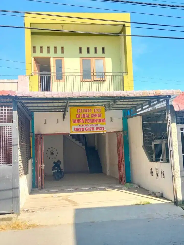 Dijual Ruko 2 Lantai di Medan Tuntungan, dekat RS Adam Malik
