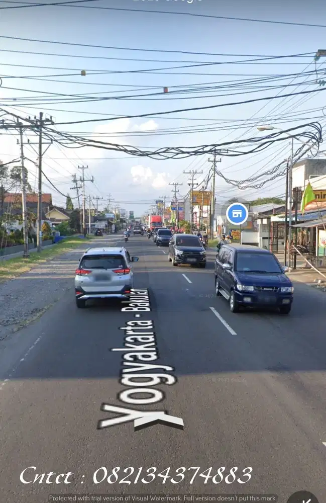 Tanah dijual dekat STTKD jl Parangtriris Km 4,5, Lt 3044m2