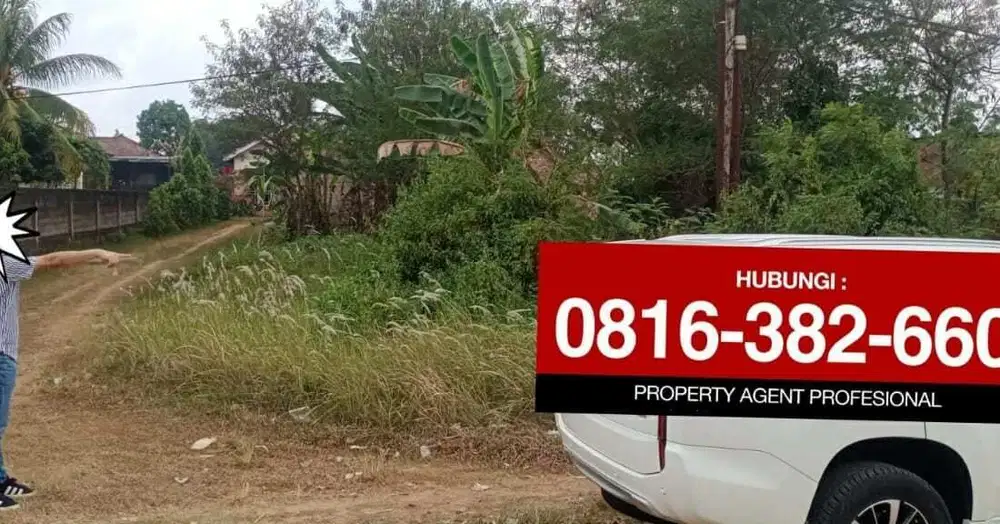 Dijual Tanah 860m2 di Pinggir Jln Palembang Betung KM 21 Palembang