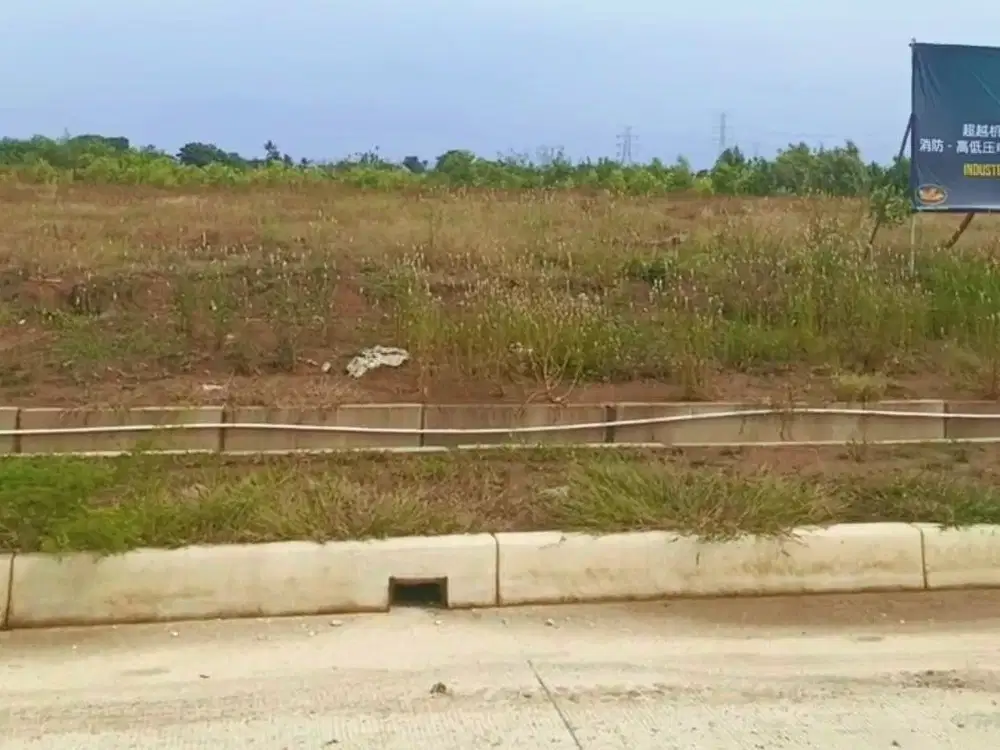 Tanah kavling industri ready 8,327m didaklam kawasan investasi sekrang