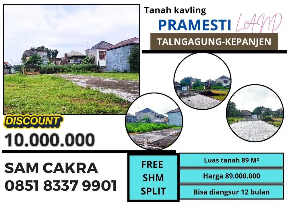 tanah kavling lokasi strategis milik pribadi