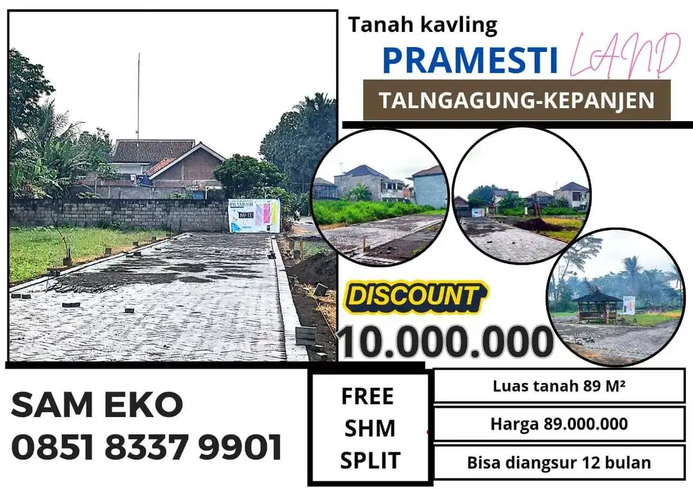 Tanah kavling pribadi dengan lokasi yang bagus