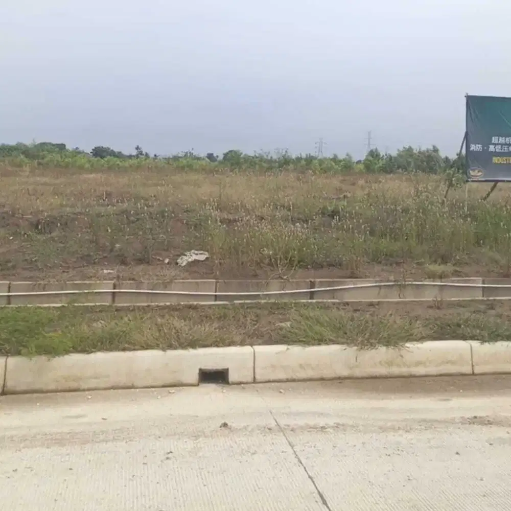 Dijual tanah kav strategis industri jababeka 1,3ha dilokasi terbaik