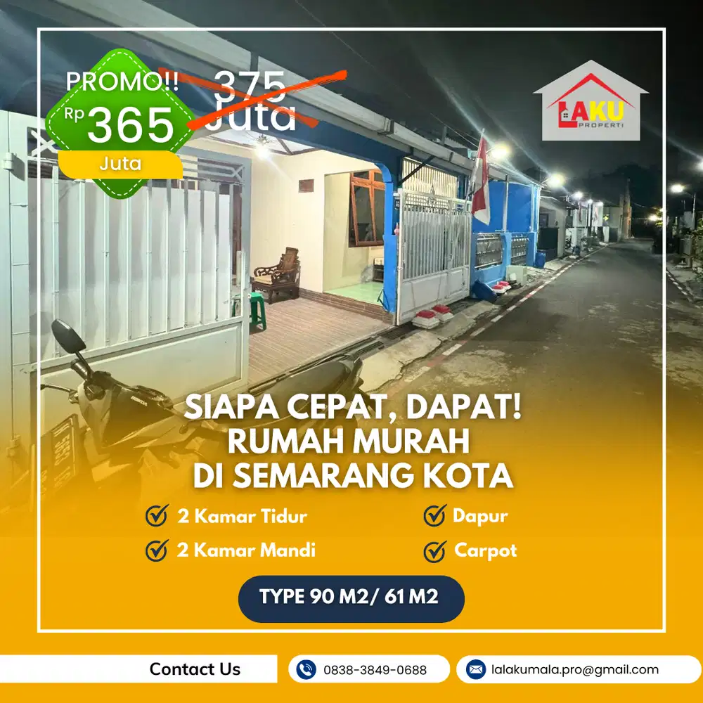 Rumah Idaman di Semarang Kota! Harga di Bawah Pasaran, Buruan Cek!