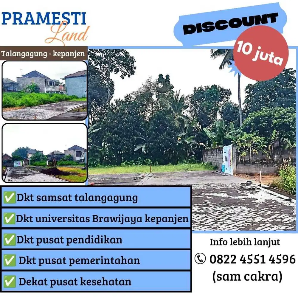 Tanah kavling lokasi Kepanjen