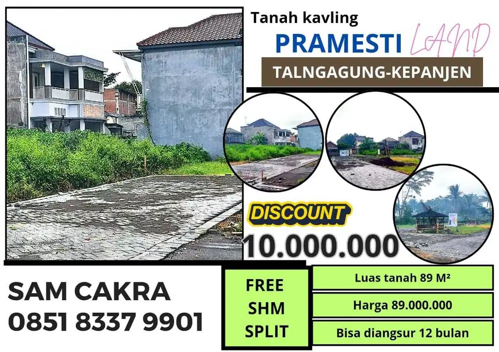 Tanah kavling pribadi dengan lokasi strategis