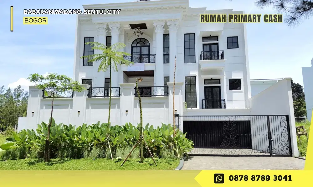 Rumah Classic Mewah 3LT include private pool dan lift di Sentul City