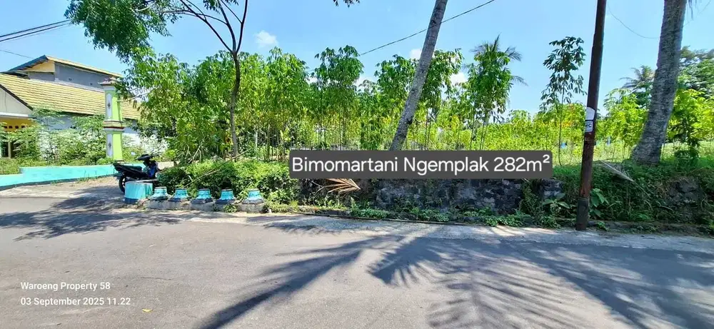 Tanah nyaman dan asri bimomartani cocok hunian asri