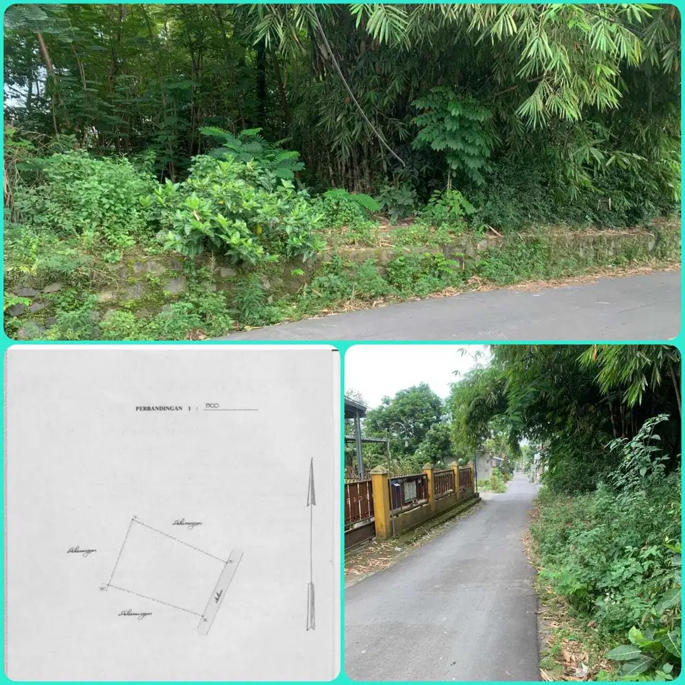 Tanah sangat strategis selatan kampus UII jln kaliurang KM 13