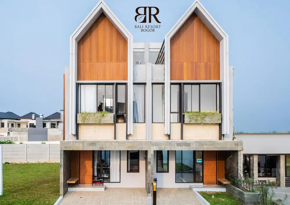 Rumah 3 Lantai Attic Room Di Bogor, Nuansa Asri Bebas Banjir