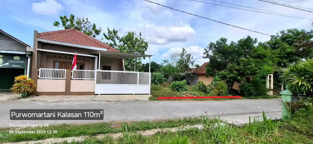 Tanah sangat strategis purwomartani cocok untuk hunian