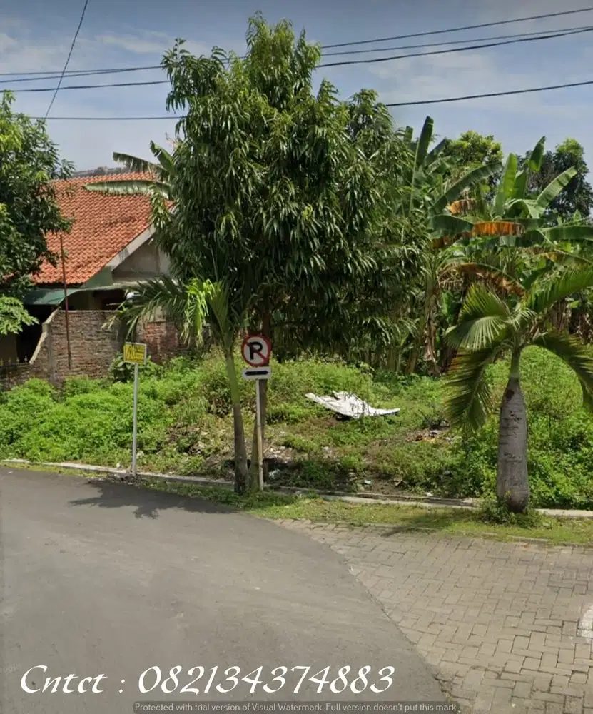 Tanah dijual dekat Greenwood EstateSemarang,lokasi tepi aspalsimpangan