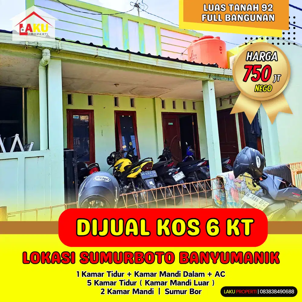 Dijual Kos2an dibawah 1M Lokasi Strategis dekat UNDIP Tembalang