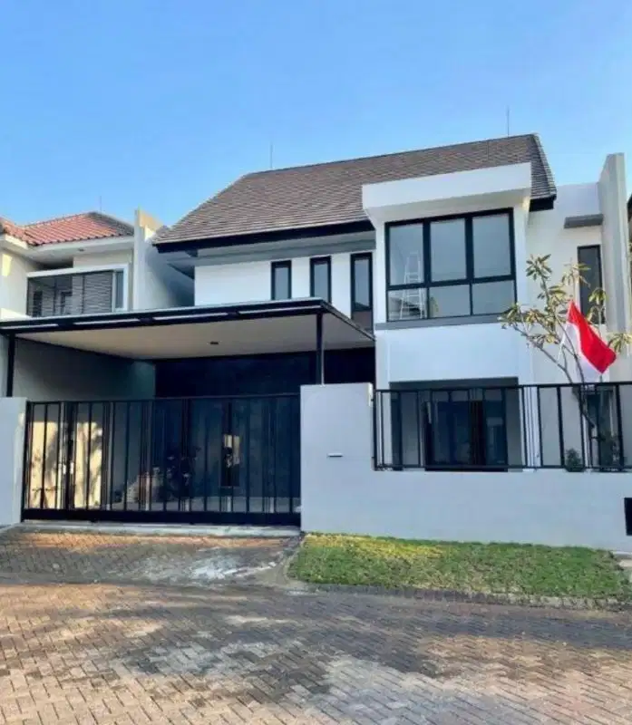 Rumah minimalis modern Dian Istana Surabaya Barat