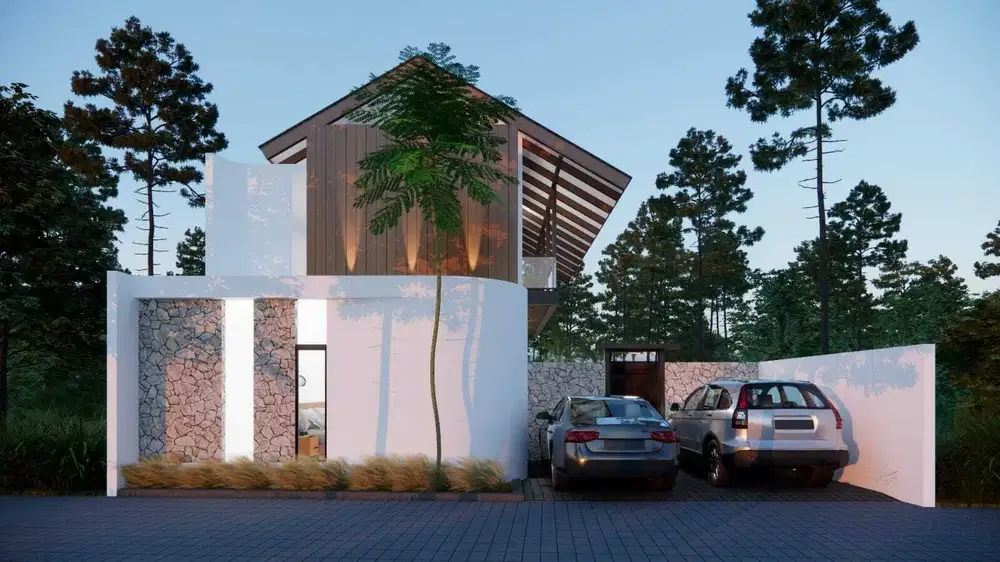 HUNIAN VILLA MODERN TROPIS 3BR LOKASI DEKAT BEACH JIMBARAN