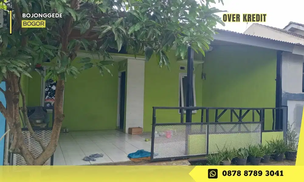 Rumah Take Over 69JT dkt Stasiun Citayam di Bojonggede Bogor