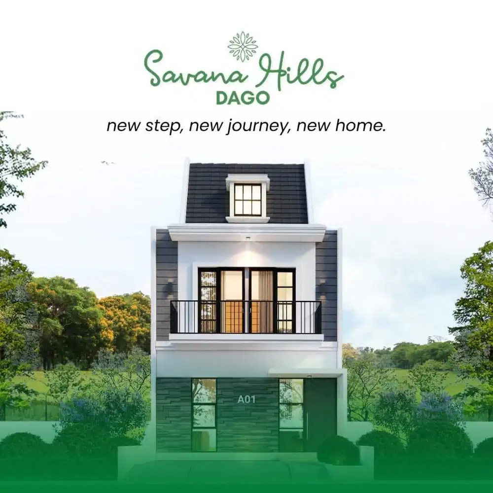 Dijual Rumah Baru American Style di Area Cigadung Dago