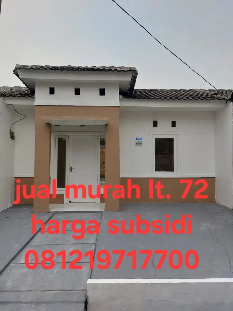Jual rumah murah 10 menit dari stasiun cikarang