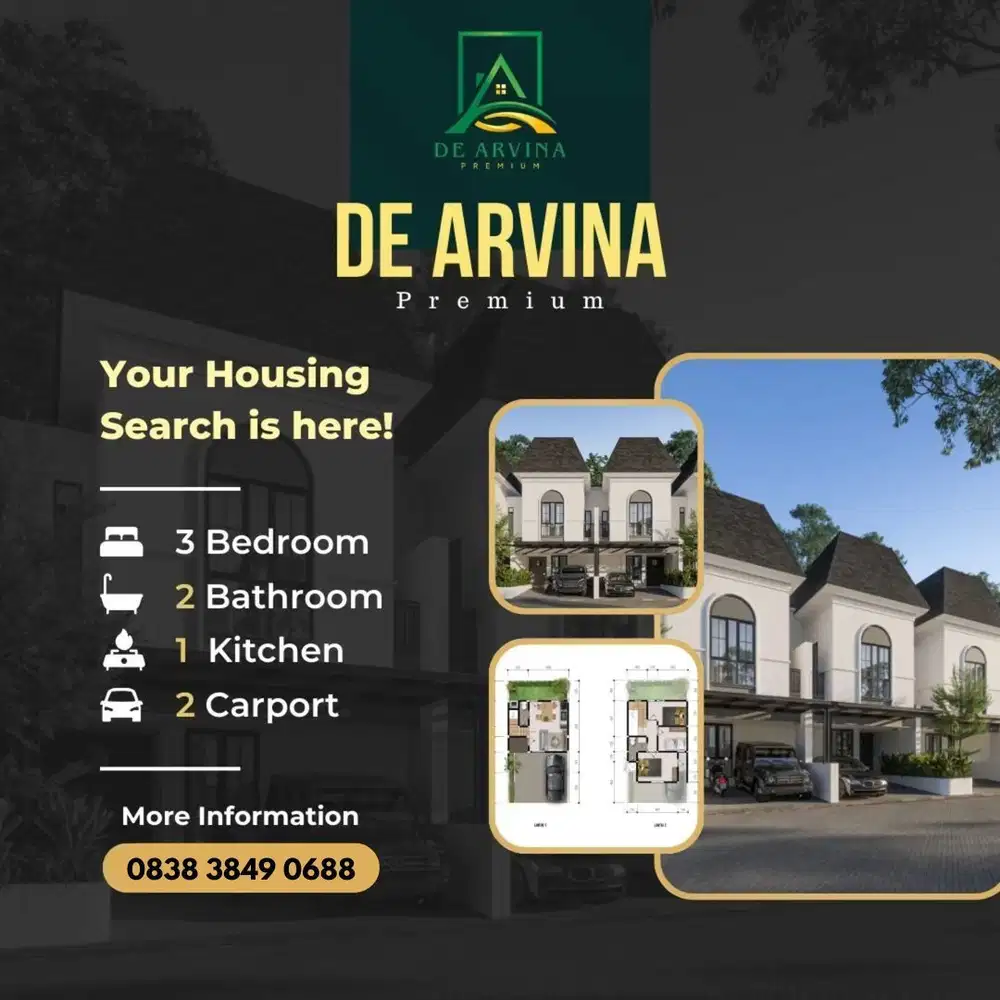 De ARVINA Premium Rumah Mewah 2 Lantai Srondol Banyumanik