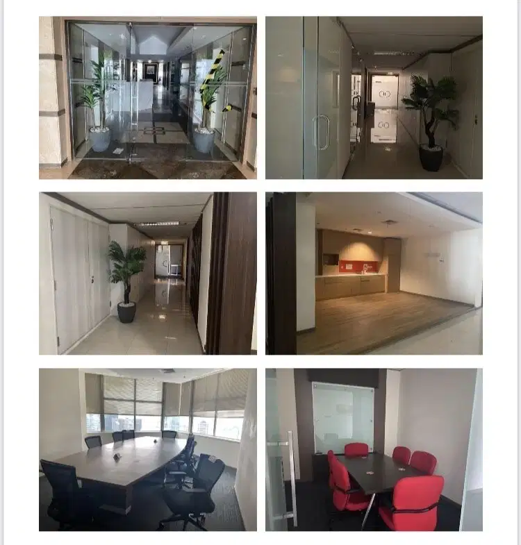 Disewakan office furnish ex SERVICE OFFICE area Sudirman