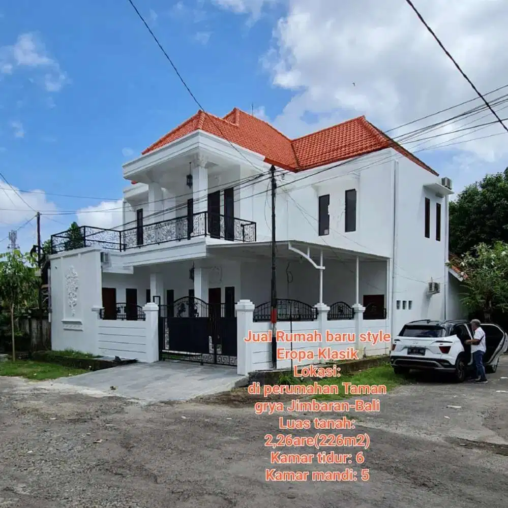 Jual rumah MEWAH di Taman griya Jimbaran Bali.6kt,5km,Luas tanah 226m2