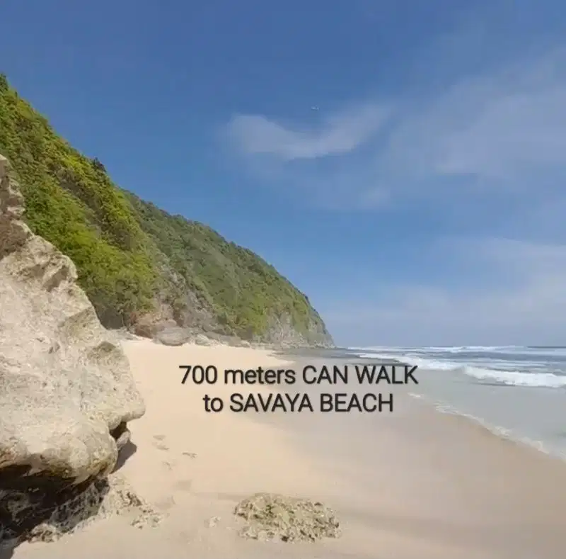 For sale small land OCEAN VIEW, can WALK to PECATU BEACH CLIFF BALI