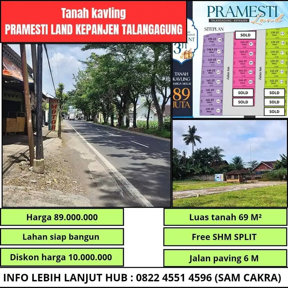 tanah kavling letak terbaik