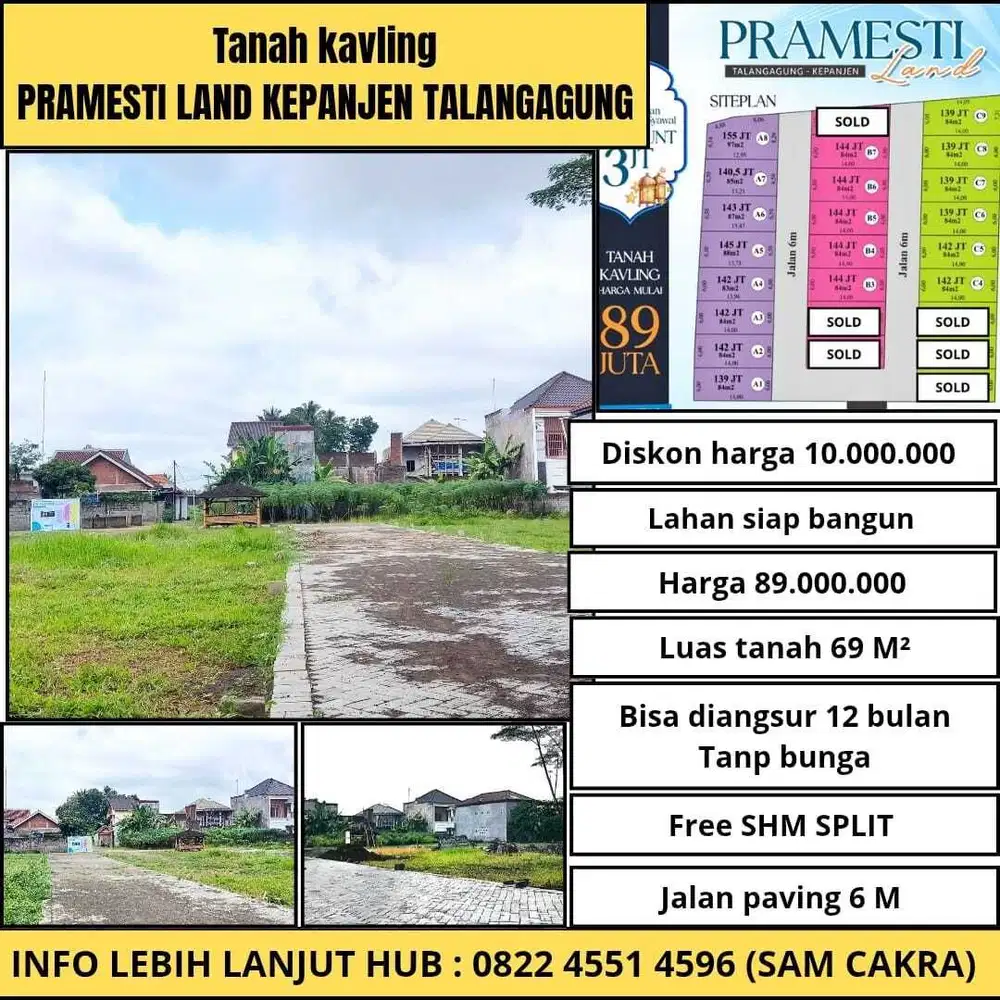 TANAH KAVLING HARGA MURAH