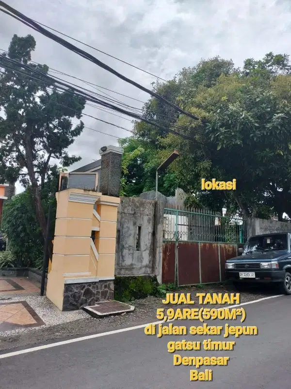 jual tanah sekar tunjung 590m2 siap bangun